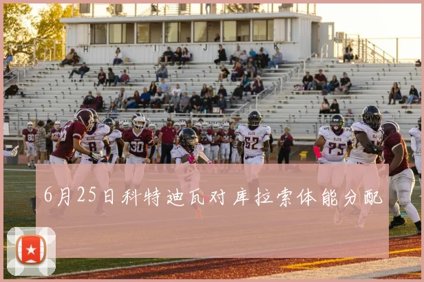 6月25日科特迪瓦对库拉索体能分配